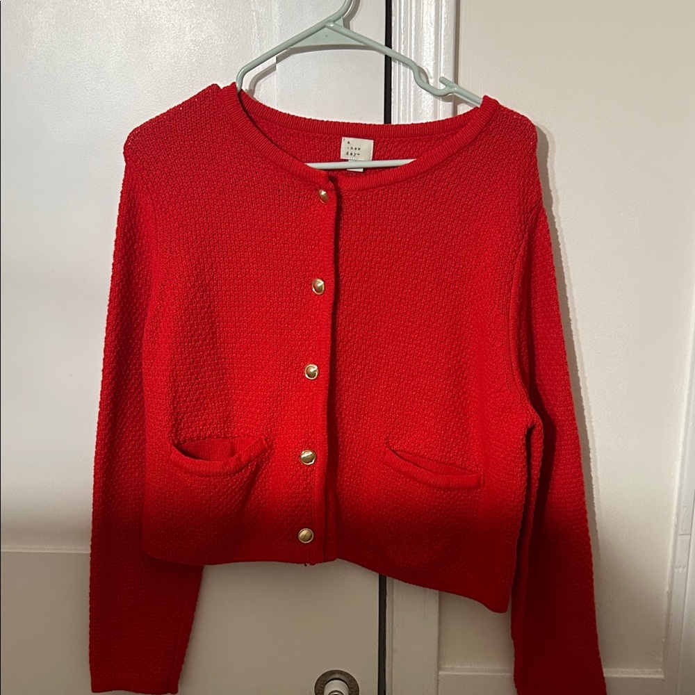 Target Red Women's Cardigan Sweater